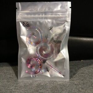 Mystic Metals Body Jewelry 10‎ Pieces 2G New Sealed Package!